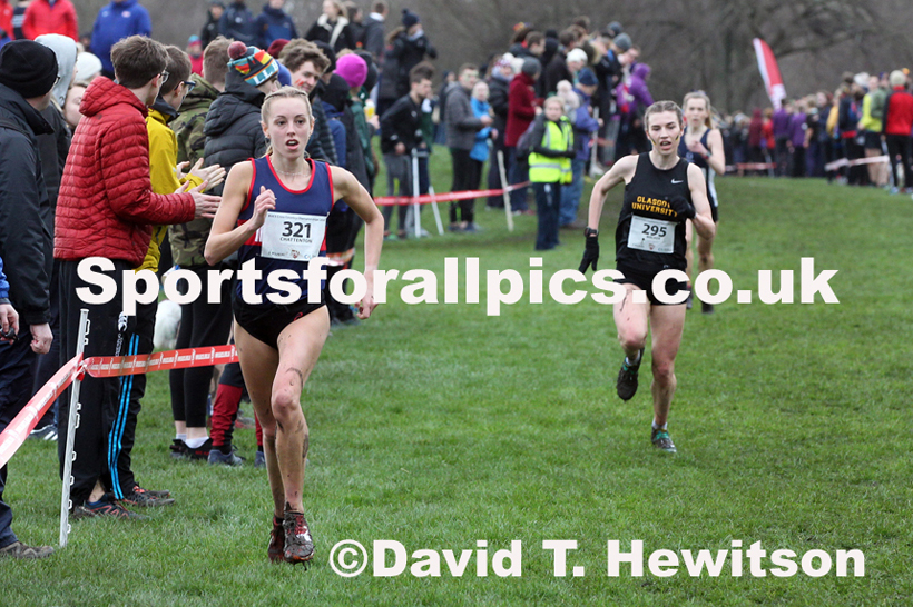 Womens long race  2020 BUCS Cross Country Champs., Edinburgh.  Photo: David T. Hewitson/Sports for All Pics